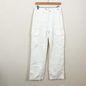 Zara White Cargo Pants